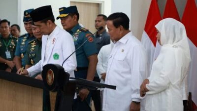 Dua Rumah Sakit TNI di Surabaya Resmi Diresmikan oleh Presiden Jokowi dengan Didampingi Menhan Prabowo.