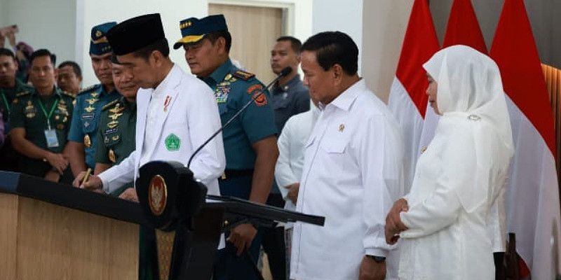 Dua Rumah Sakit TNI di Surabaya Resmi Diresmikan oleh Presiden Jokowi dengan Didampingi Menhan Prabowo.