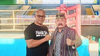 Gegap Gempita Pertandingan Tinju Pra PON di GOR Flobamora