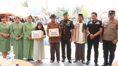 Korem 052/Wijayakrama Memperingati HUT ke-25 dengan Membagikan Air Bersih dan Paket Sembako