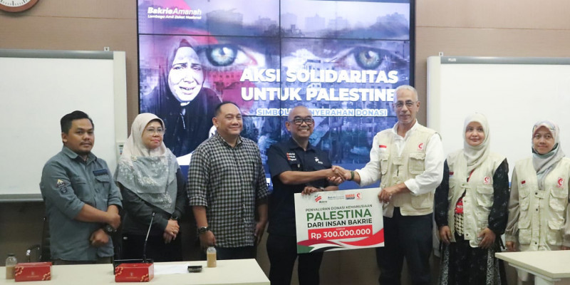 Penyaluran Bantuan Kemanusiaan Palestina oleh Insan Bakrie