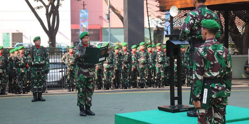 Korem 052/Wijayakarma Melakukan Upacara Peringatan Sumpah Pemuda