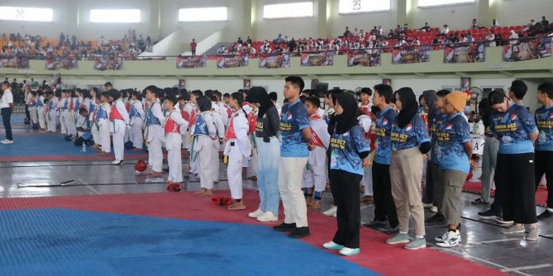 Pertandingan Taekwondo Danrem Cup 2023 Ditutup oleh Danrem 052/Wijayakrama