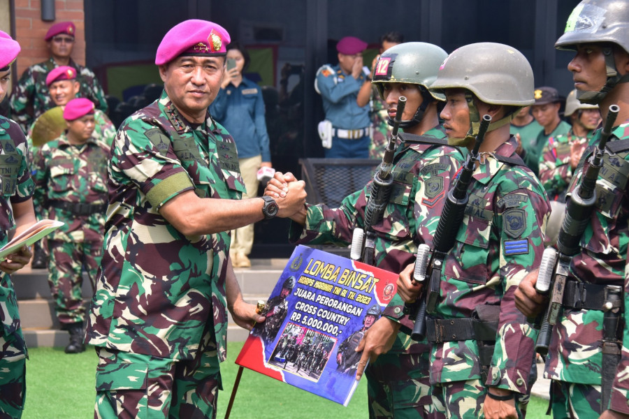 Lomba Binsat Marinir 2023 Ditutup Secara Resmi oleh Kasal.