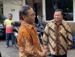 Obah Maju Kanggo Pemilihan Presiden, Prabowo Lan Mahfud Md Kudu Ninggalake Sak Iki Wektu