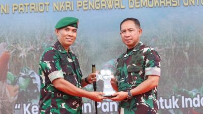 Ketahanan Pangan Nasional Terfavorit TNI AD Diraih oleh Danrem 012/TU