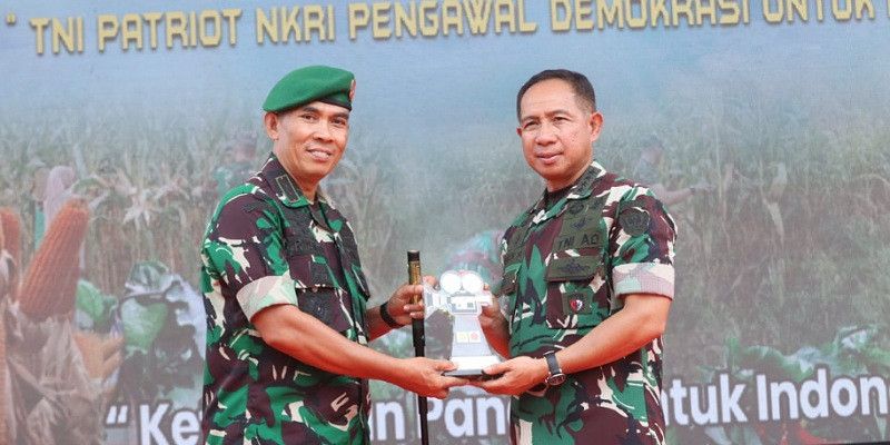 Ketahanan Pangan Nasional Terfavorit TNI AD Diraih oleh Danrem 012/TU