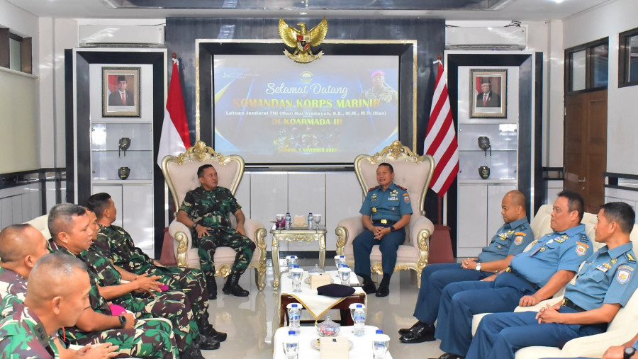 Courtesy Call Komandan Korps Marinir kepada Koarmada III