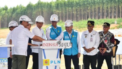 Presiden Jokowi Melakukan Groundbreaking untuk Pembangunan PLTS PLN dengan Kapasitas 50 MW di IKN Nusantara