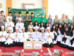 Jumat Berkah Korem 052/Wijayakrama: Membantu Anak Yatim Piatu di Yayasan Dhuafa Rydha.