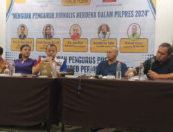 Pengurus baru AJV dilantik dan membahas peran jurnalis dalam Pilpres 2024