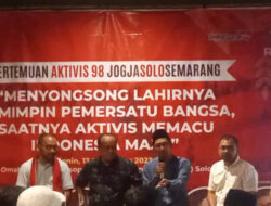 Aktivis 98 Joglosemar Percaya Bahwa Prabowo-Gibran Adalah Pilihan yang Tepat untuk Rakyat Indonesia