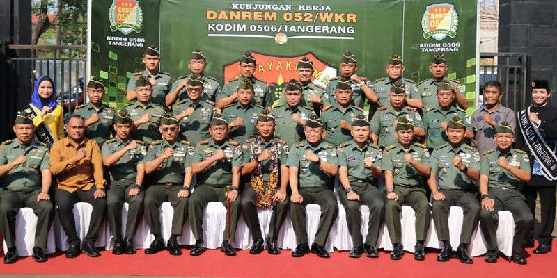 Danrem 052/Wijayakrama Melakukan Kunjungan Kerja ke Kodim 0506/Tgr