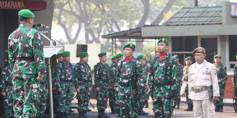 Korem 052/Wijayakrama Melaksanakan Upacara 17-an pada Bulan November