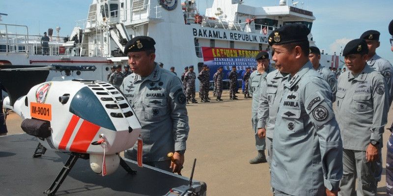 Bakamla RI mengadakan Latihan Bersama KKPH pada Tahun 2023 di Batam