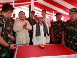 Menteri Pertahanan Prabowo Melakukan Peresmian 15 Titik Sumur Bor yang Dibangun dengan Bantuan Kementerian Pertahanan dan Universitas Pertahanan