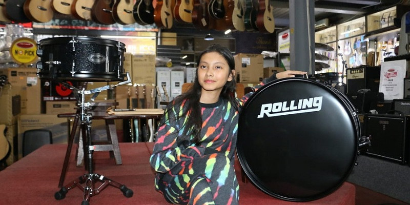 Dica Melo, Drummer Muda, Ditetapkan sebagai Brand Ambassador untuk Drum Rolling