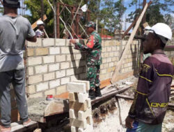 Koramil Numfor Berperan Aktif dalam Penyelesaian Masalah Rakyat dengan Pembangunan MCK di Kampung Kameri