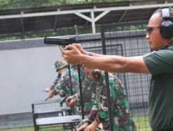 Korem 052/Wijayakrama Melaksanakan Latihan Menembak