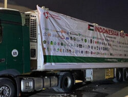 Dompet Dhuafa-IHA Mengawal Truk Bantuan Kemanusiaan seberat 176 Ton Menuju Gaza