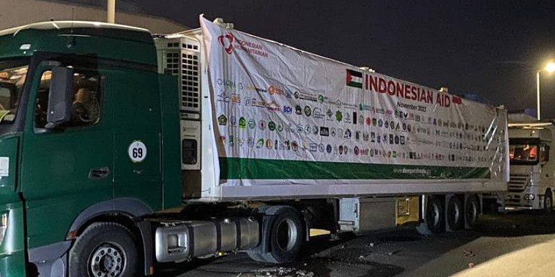 Dompet Dhuafa-IHA Mengawal Truk Bantuan Kemanusiaan seberat 176 Ton Menuju Gaza