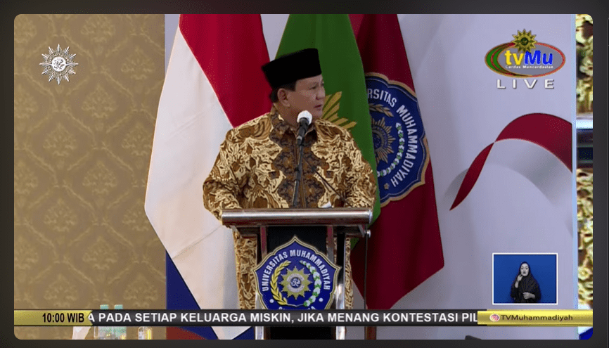 Prabowo Subianto: Visi Kepemimpinan dan Harapan di Muhammadiyah