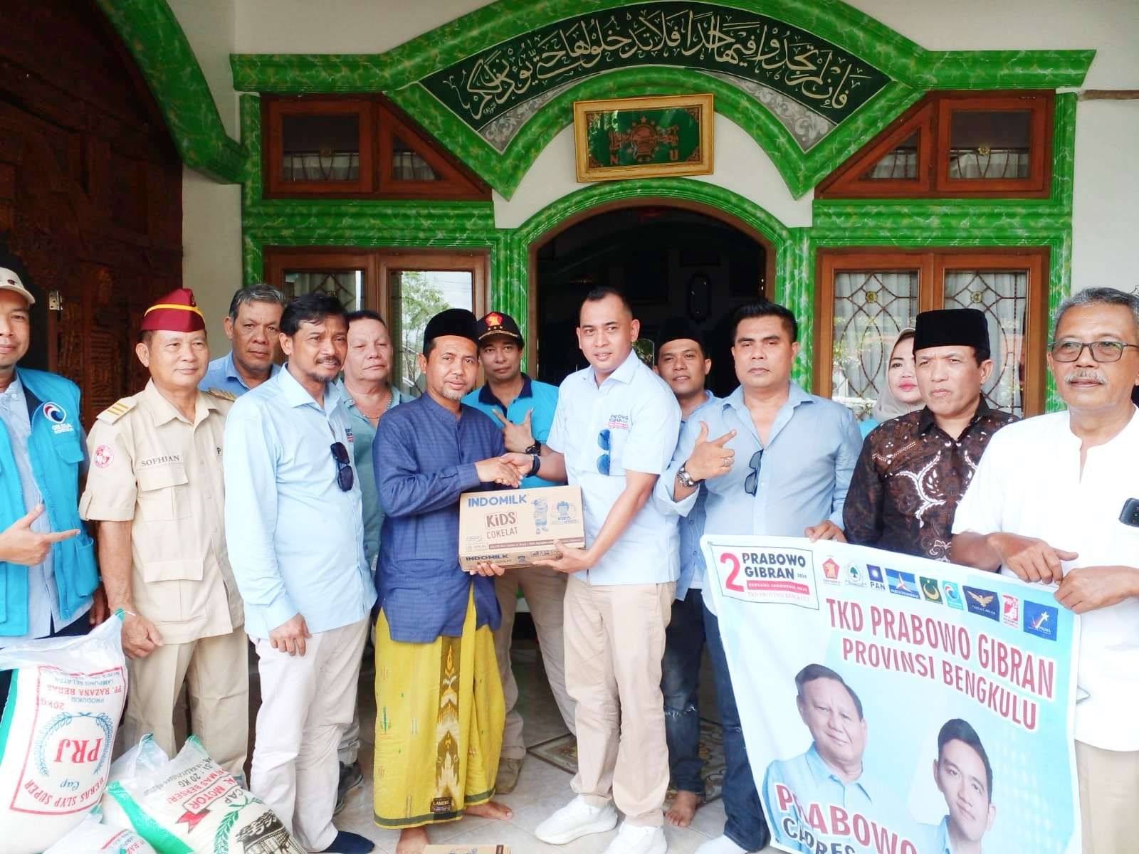 Prabowo-Gibran TKD Distribusi Ribuan Paket Makanan Bernutrisi di Provinsi Bengkulu