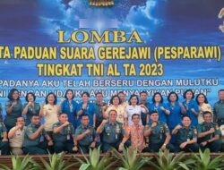 Koarmada Republik Indonesia Ikut Memeriahkan Lomba Pesparawi TNI Angkatan Laut Tahun 2023