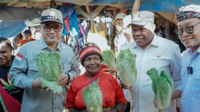 Menteri Pertanian Sidak Pasar di Manokwari Menjelang Nataru, Meminta Pemda untuk Memantau Perbedaan Harga Pangan