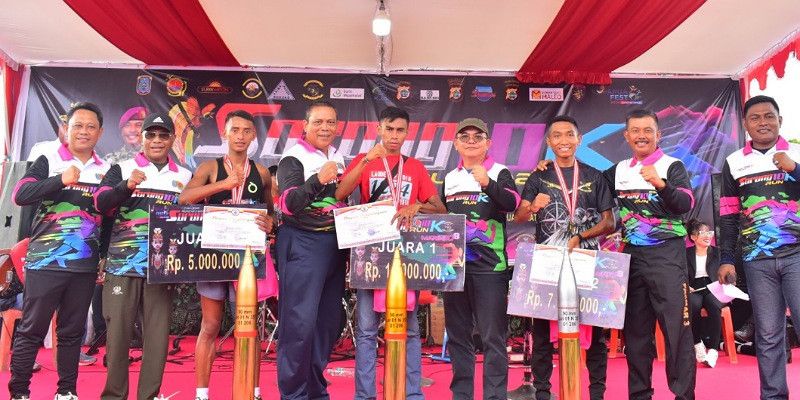 Prajurit Pasmar 3 Memenangkan Ajang Sorong Run 10K