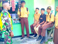 Koramil 1708-01/Biak Kota Menginspirasi Pelajar SMA Yapis 2 Biak dengan Motivasi