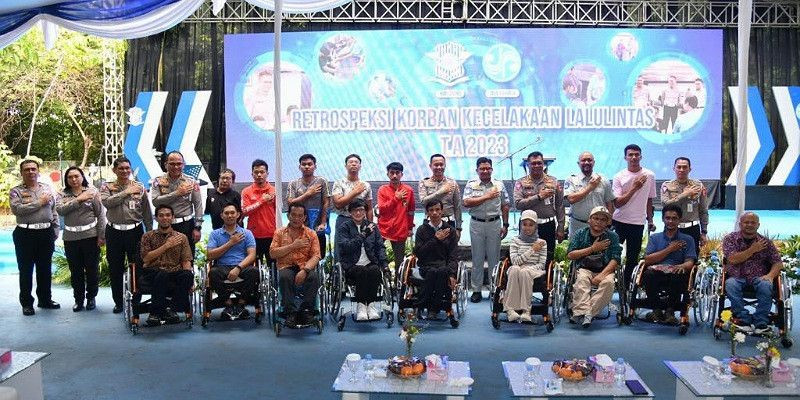 Perkumpulan Penyandang Disabilitas Mengucapkan Terima Kasih kepada Korlantas Polri dan Jasa Raharja