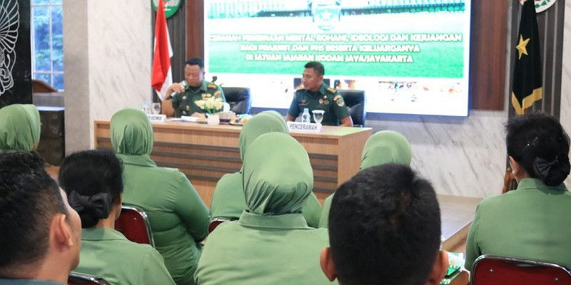 Korem 052/Wijayakrama Mengadakan Ceramah Pembinaan Mental