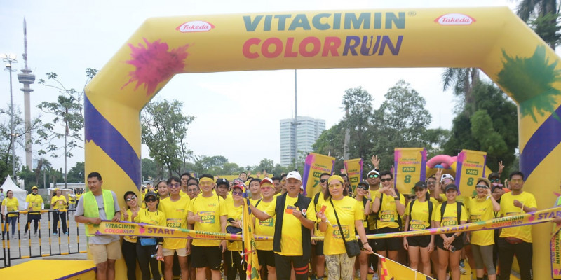 Lebih dari 1000 Peserta Berpartisipasi dalam Vitacimin Color Run 2023