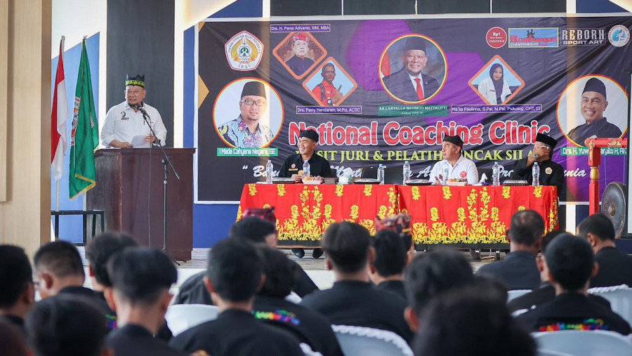 LaNyalla Mengingatkan Nilai Luhur Pencak Silat di Buka National Coaching Clinic Wasit, Juri, dan Pelatih