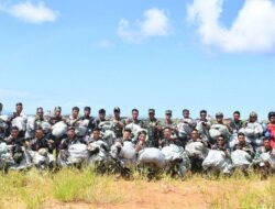 Prajurit Yontaifib 3 Marinir Melakukan Latihan Terjun Tempur