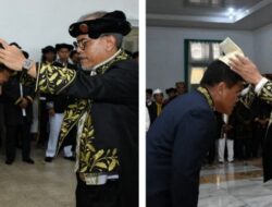 Kepala Staf TNI AL Menerima Gelar Kehormatan dari Dua Kesultanan di Maluku Utara