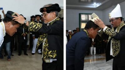 Kepala Staf TNI AL Menerima Gelar Kehormatan dari Dua Kesultanan di Maluku Utara