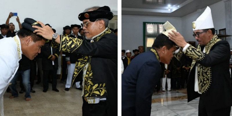 Kepala Staf TNI AL Menerima Gelar Kehormatan dari Dua Kesultanan di Maluku Utara