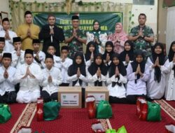 Korem 052/Wijayakrama Memberikan Bantuan kepada Yayasan Islam Al Aqsha