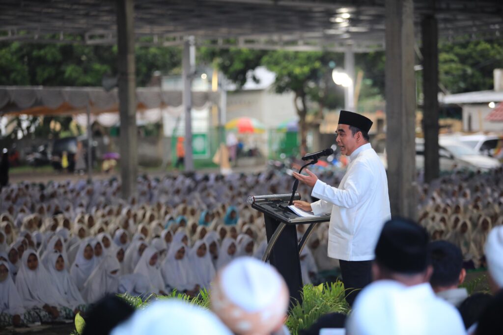 Muzani Memaparkan Program Prioritas Prabowo kepada Ribuan Santri Nahdlatul Wathon NTB