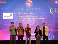 MDMedia Meraih 2 Penghargaan Terbaik dalam Implementasi Digital di Ajang “Top Digital Awards”