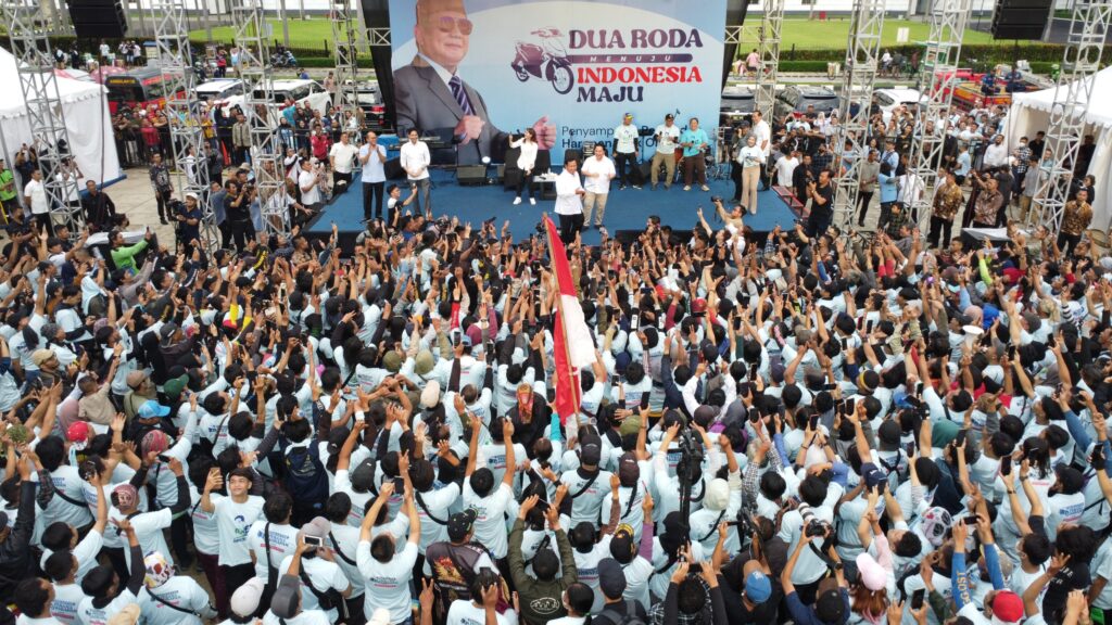 Prabowo Mengucapkan Terima Kasih kepada Para Ojol Jakarta dalam Acara ‘All In Prabowo’: Saya Merasakan Dukungan Kalian