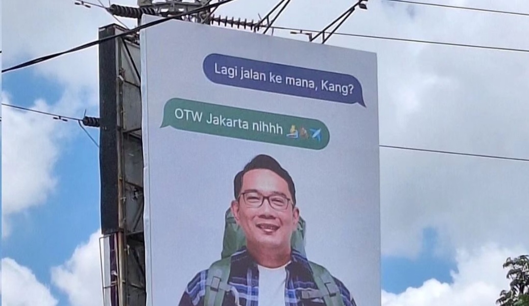 Bilboard Ridwan Kamil Otewe Jakarta Viral, Mau Nyagub?