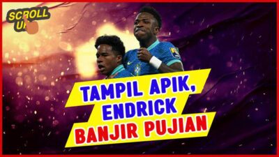 VIDEO: Endrick Diberi Wejangan oleh Vinicius Junior dan Menjadi Pencetak Gol Termuda di Timnas Brasil