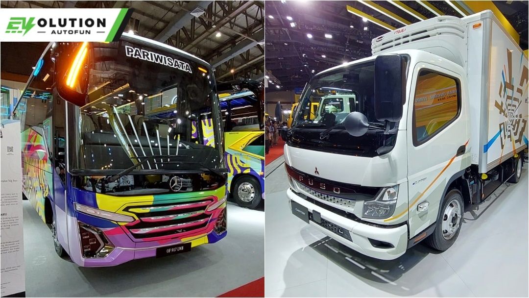 Live Report GIICOMVEC 2024: Mitsubishi Fuso dan Mercedes-Benz Menampilkan Truk dan Bus Berkelanjutan