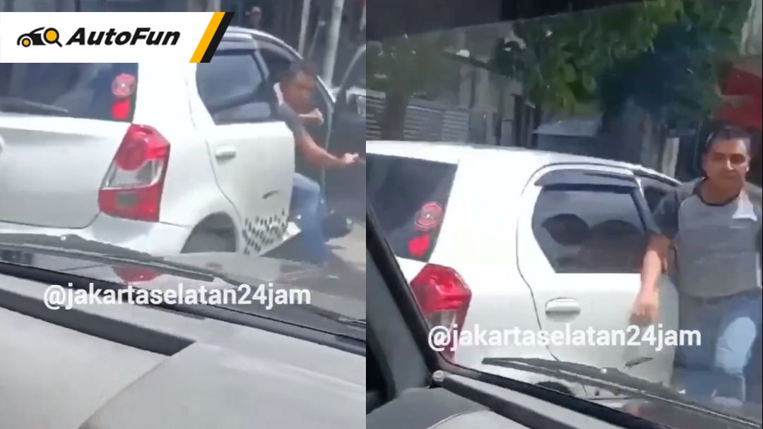 Aksi Koboi Jalanan Pengemudi Toyota Etios Valco Viral karena Hanya Menggunakan Pistol Korek Api