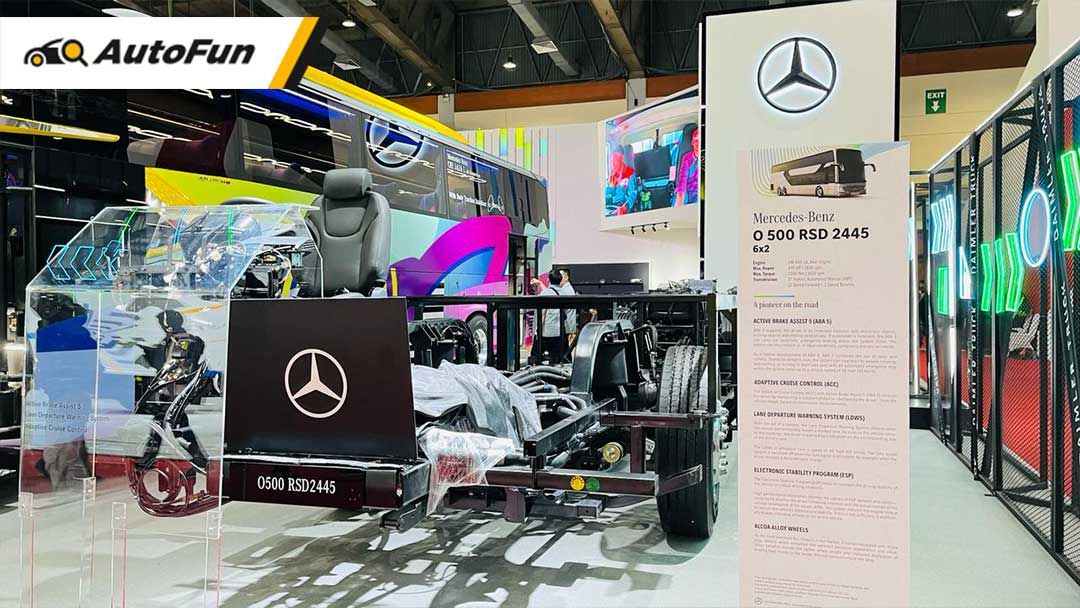 Merecedes-Benz O 500 RSD 2445: Sasis Bus Pertama di Indonesia yang Dilengkapi Fitur ADAS