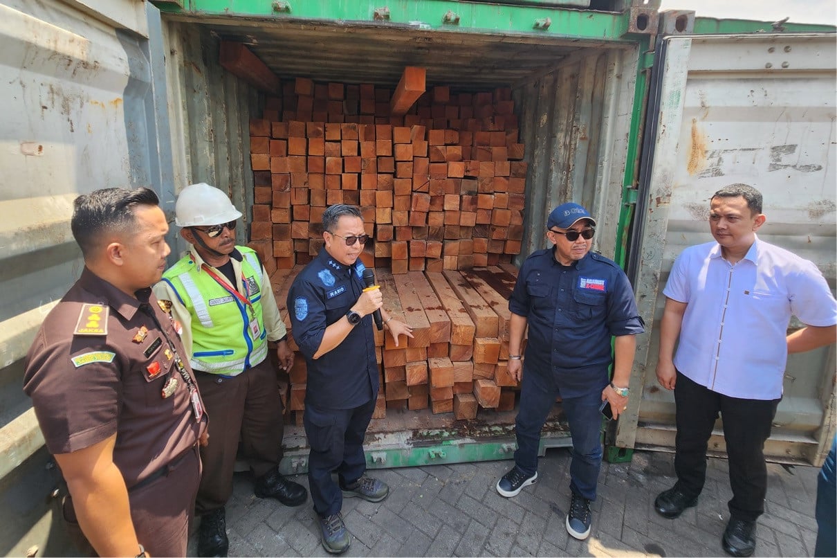 Ditjen Gakkum KLHK Mengungkap Peredaran 55 Kontainer Kayu Ilegal Asal Kalimantan