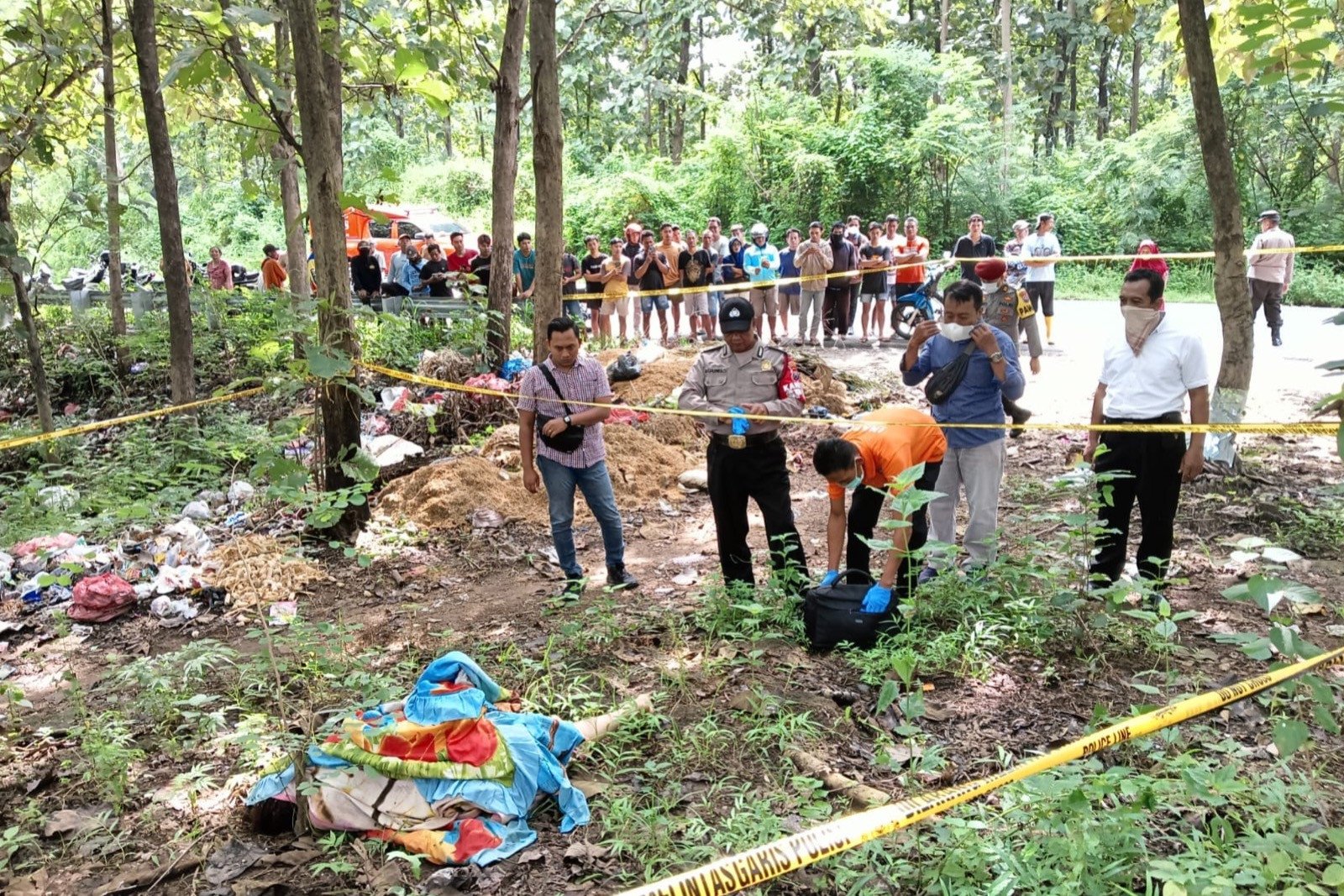 Mayat Wanita Telanjang Ditemukan di Hutan Nganjuk, Kondisinya Sangat Mengerikan